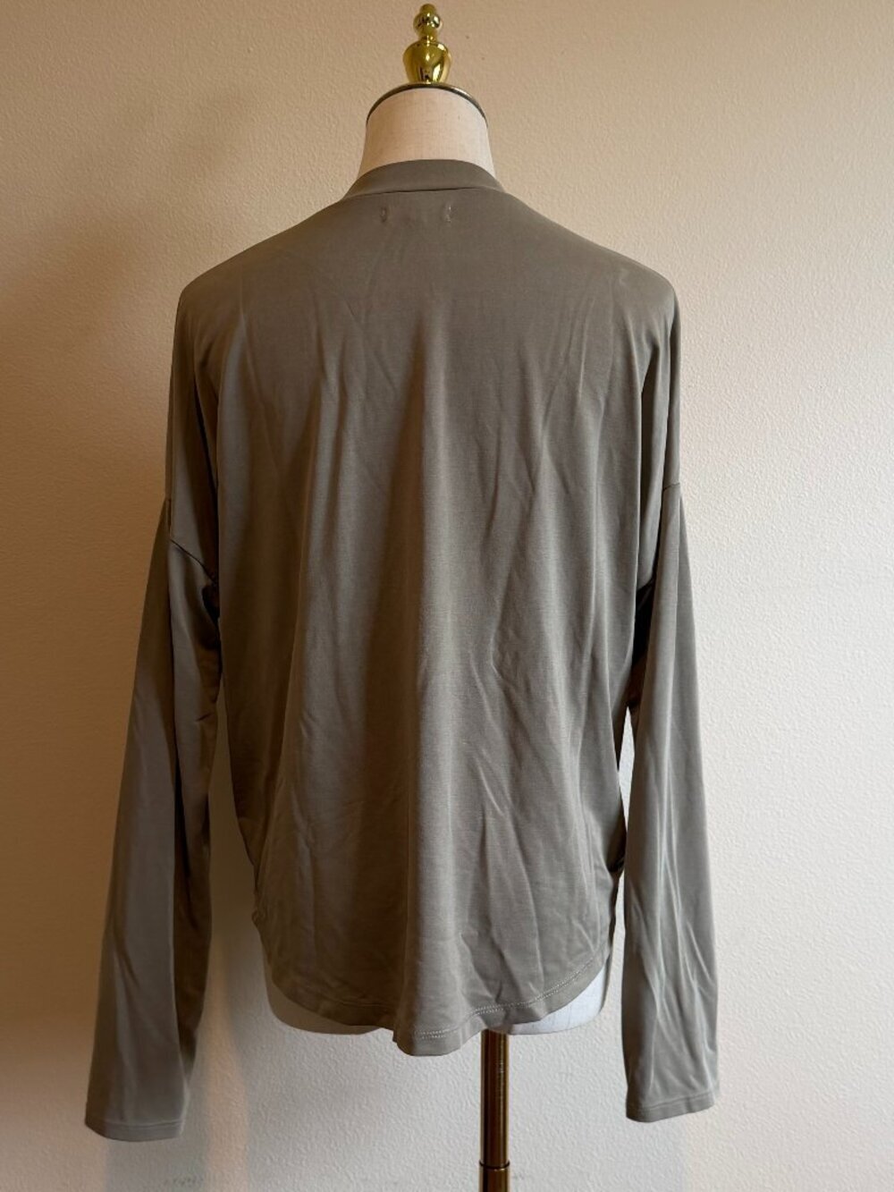 Madewell Green Dolman Sleeve Long Sleeve Tee - Size M Sage Green - Picture 4 of 9